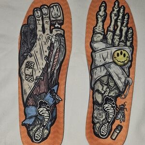 Remind Insoles Orange Dead Foot Art 5mm